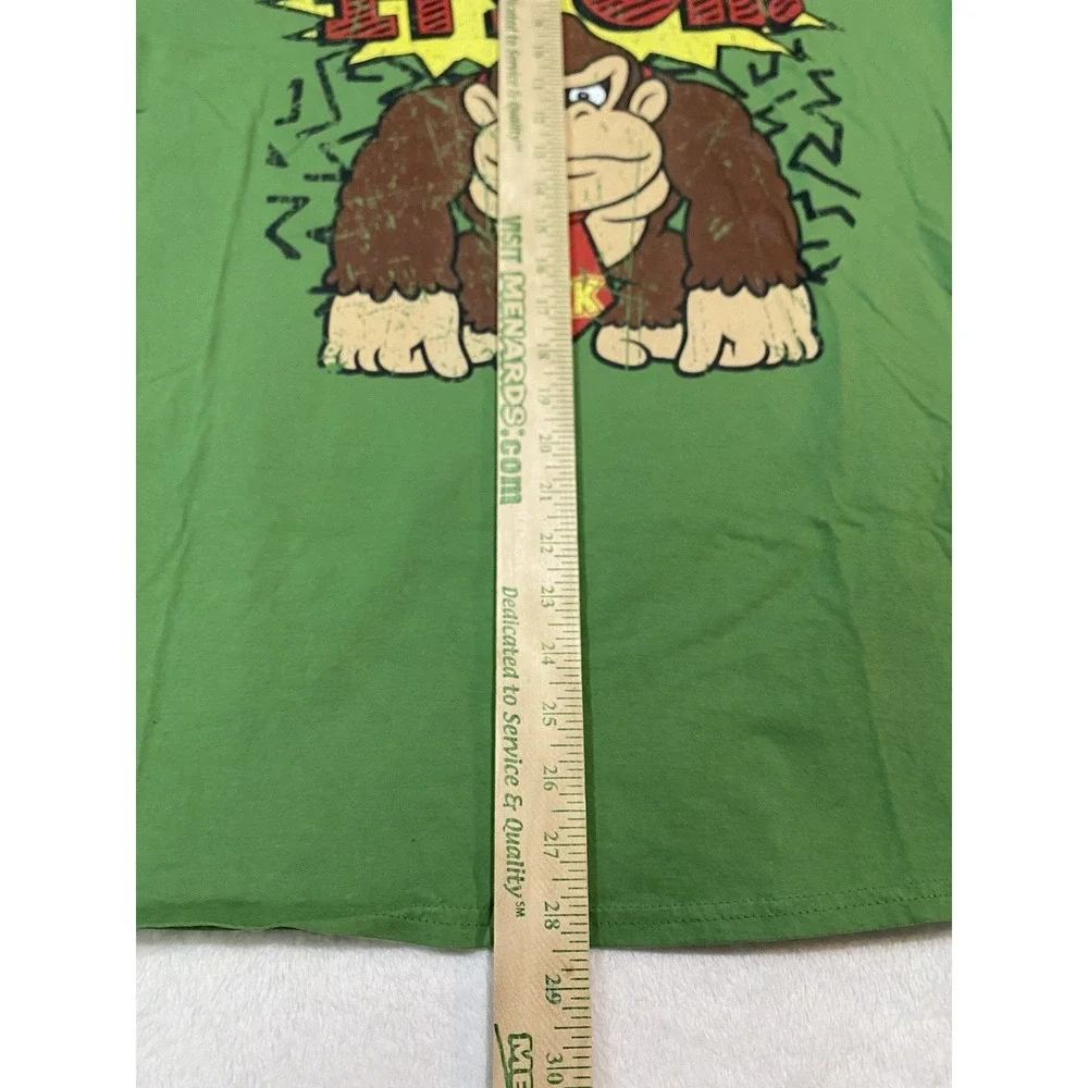 Nintendo DONKEY KONG IT'S ON LIKE DONKEY KONG T-Shirt Green Short Sleeve Large? - Picture 3 of 5